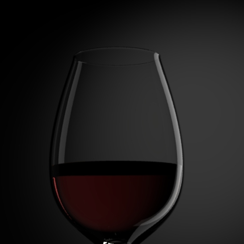 Glass of wine close-up