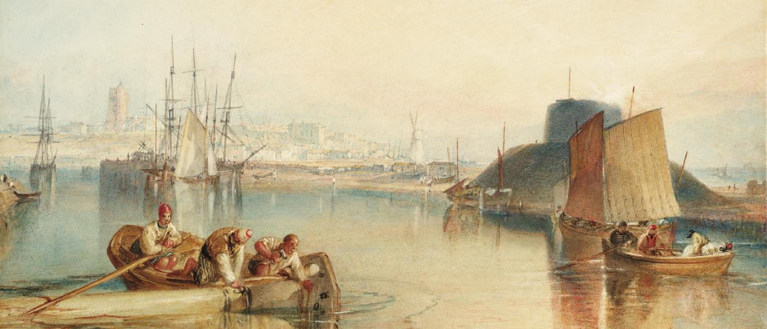 Slaughden Quay Turner painting